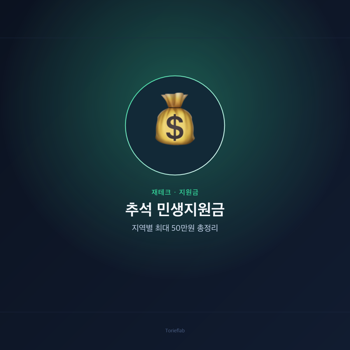 추석 민생지원금 — 지역별 최대 50만원 총정리
