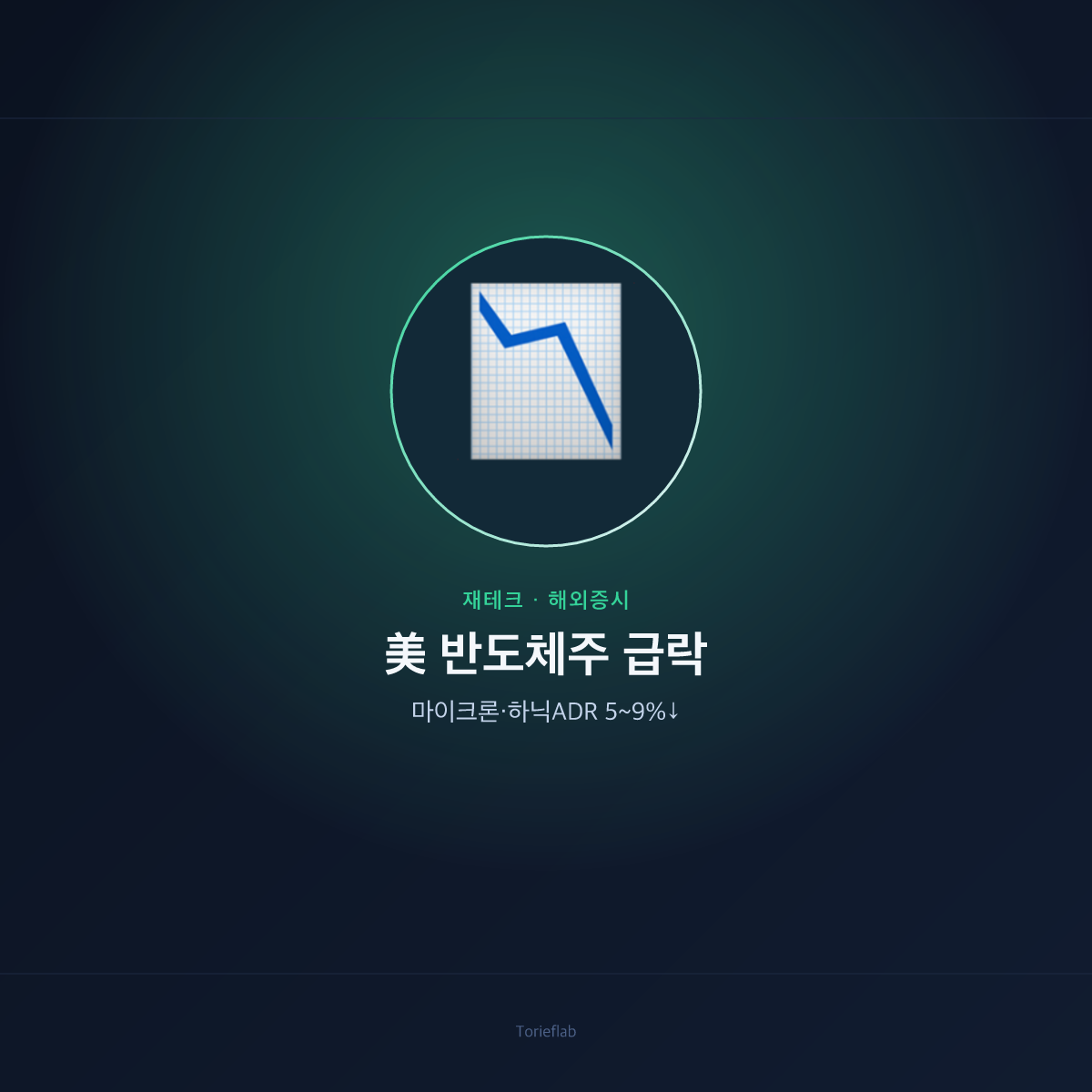 美 반도체주 급락 — 마이크론·하닉ADR 5~9%↓