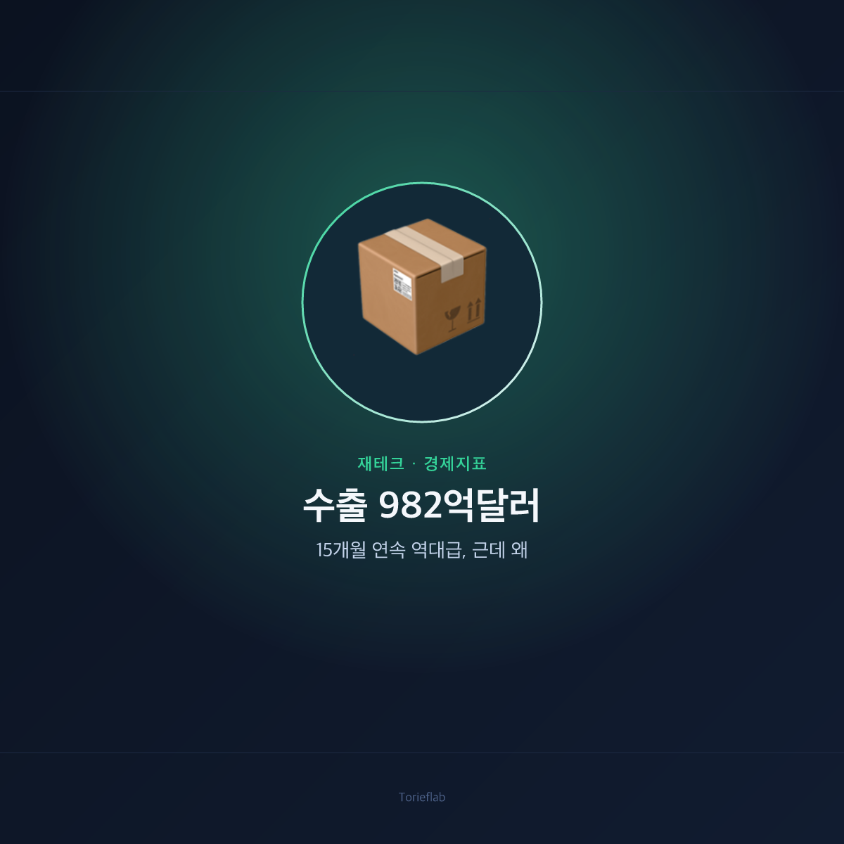 수출 982억달러 — 15개월 연속 역대급, 근데 왜