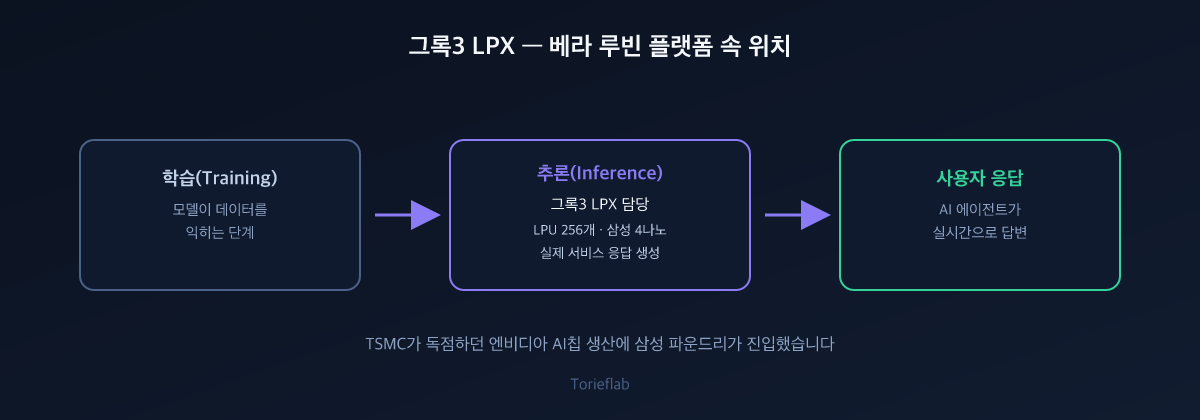 그록3 LPX — 베라 루빈 플랫폼 속 위치