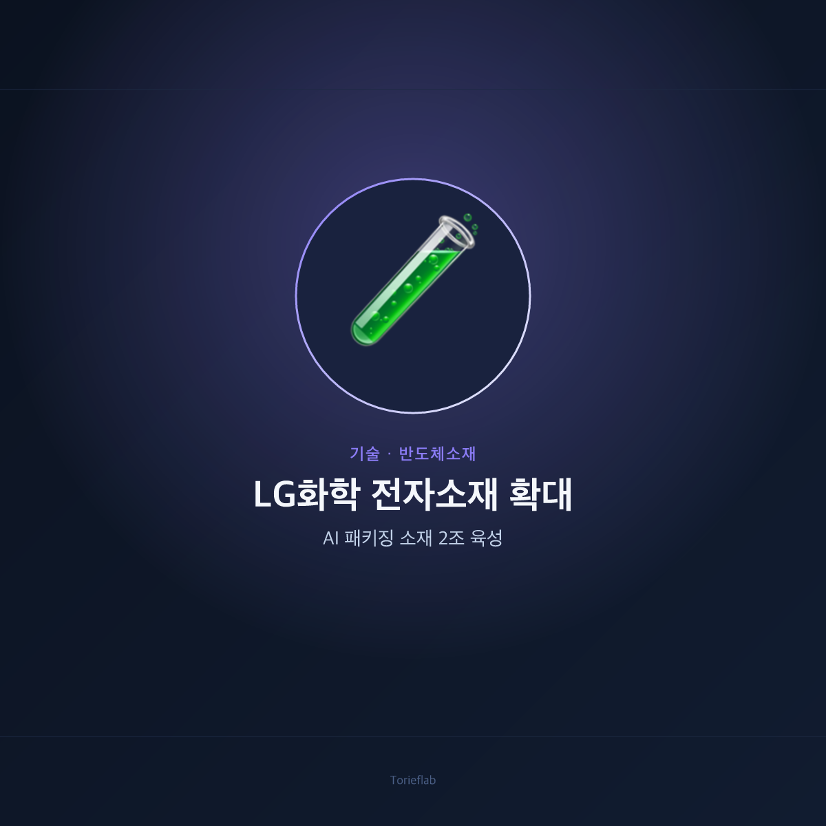 LG화학 전자소재 확대 — AI 패키징 소재 2조 육성